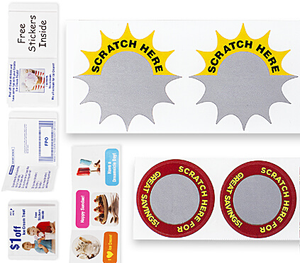 Games and Sweepstakes Scratch Off printing company