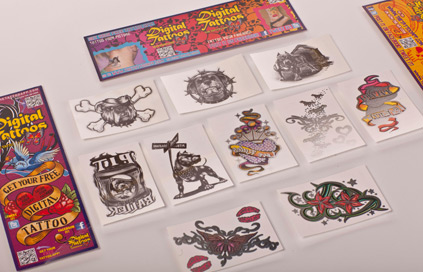 Novelty Vending and Temporary tattoos printing company