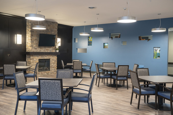 Silverstone Memory Care Dining Room