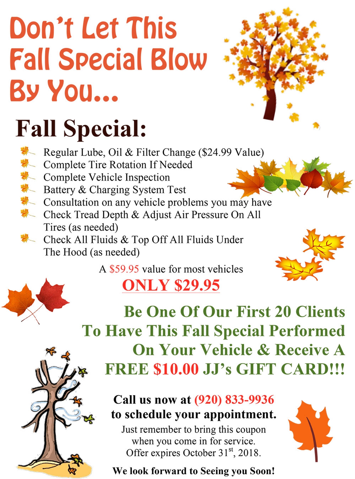 Don't Let This Fall Special Blow By You....