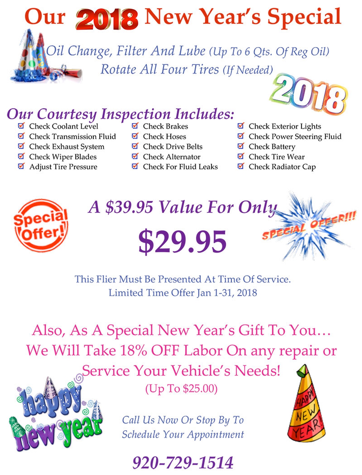 2018 New Year's Special