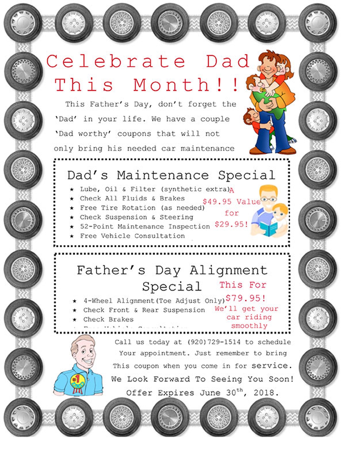 Celebrate Dad This Month