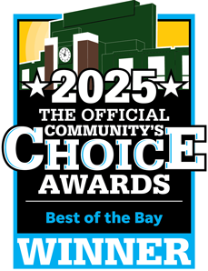 2025 The Official Community's Choice Awards Best of the Bay Winner