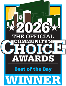 2026 The Official Community's Choice Awards Best of the Bay Winner 2026 The Official Community's Choice Awards Best of the Bay Winner